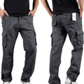 Mens Cargo Pants Big and Tall Multi Pockets Pants Work Work Trousers Classic Workwear Cargo Pants