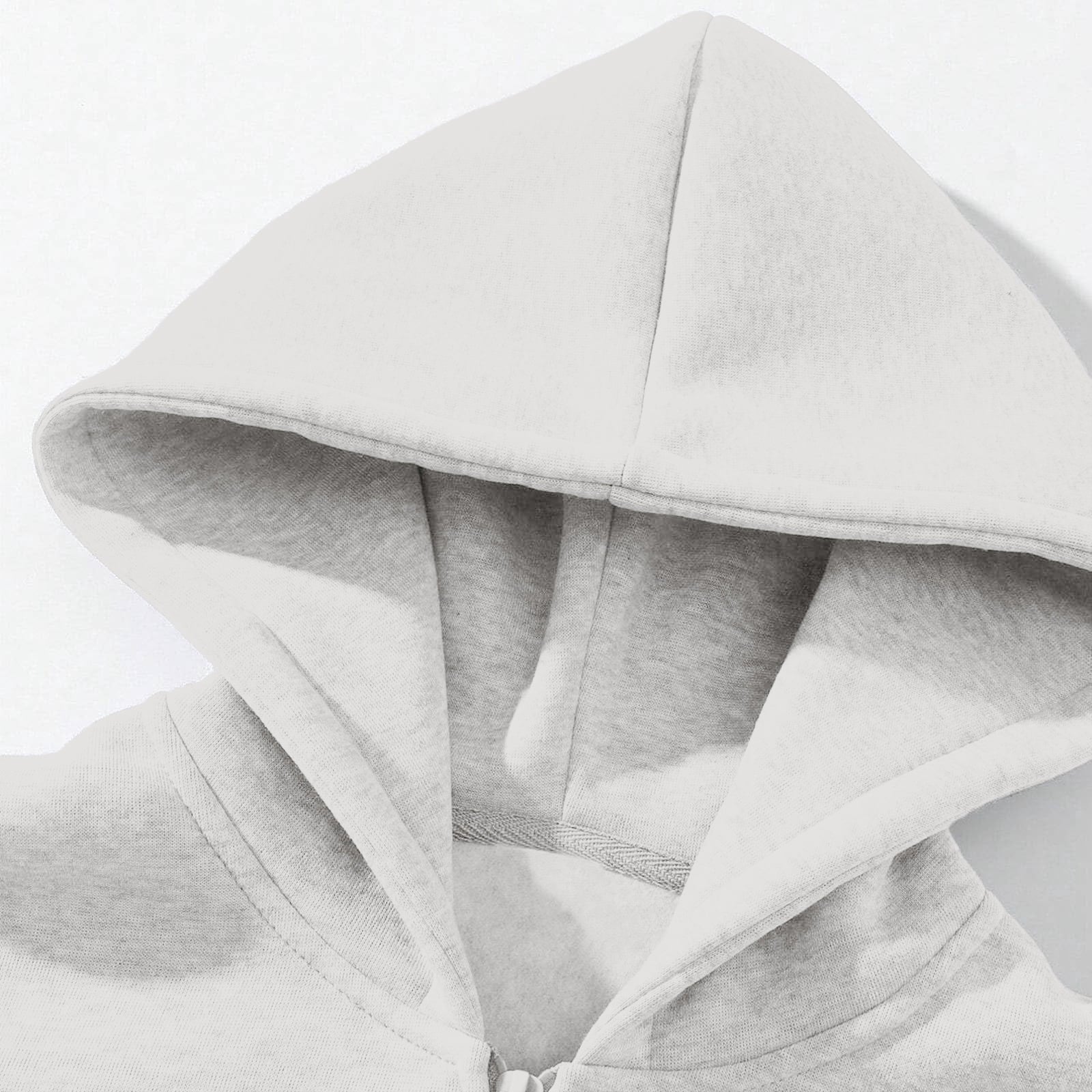 Men'S Quarter Zip Hoodies Zip up Solid Color Hoodie Long Sleeve Drop Shoulder Sweatshirt Casual Pullover White XL