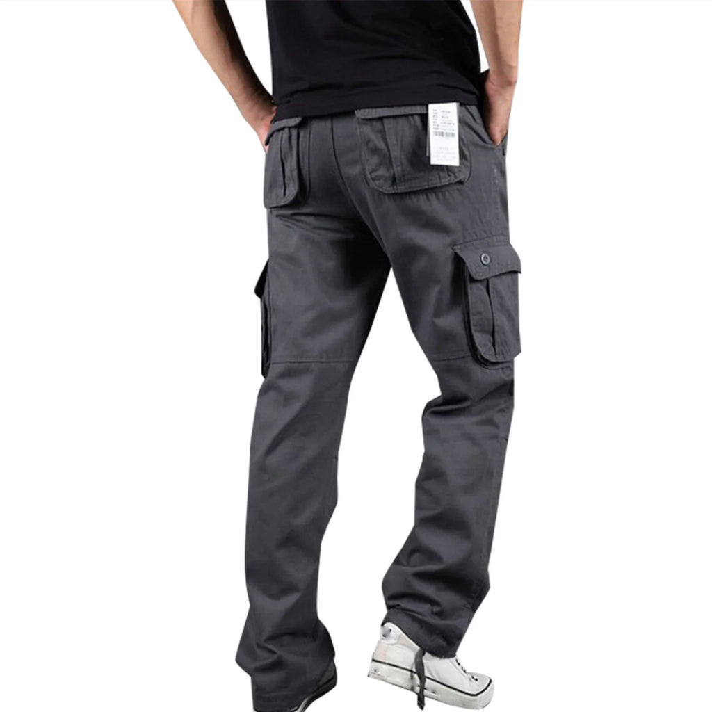 Mens Cargo Pants Big and Tall Multi Pockets Pants Work Work Trousers Classic Workwear Cargo Pants