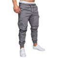 Mens Fashion Joggers Sports Pants Casual Cotton Cargo Pants Gym Sweatpants Trousers Mens Long Pants with Pocket