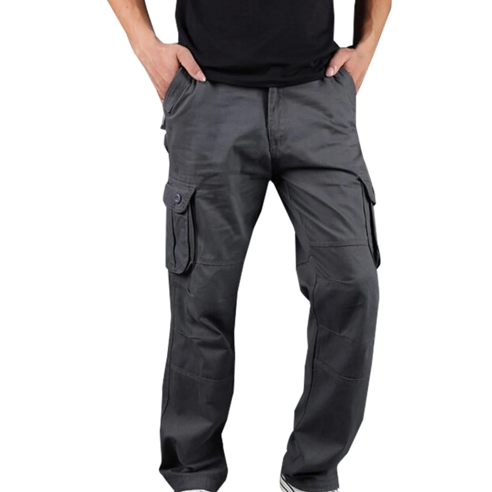 Mens Cargo Pants Big and Tall Multi Pockets Pants Work Work Trousers Classic Workwear Cargo Pants