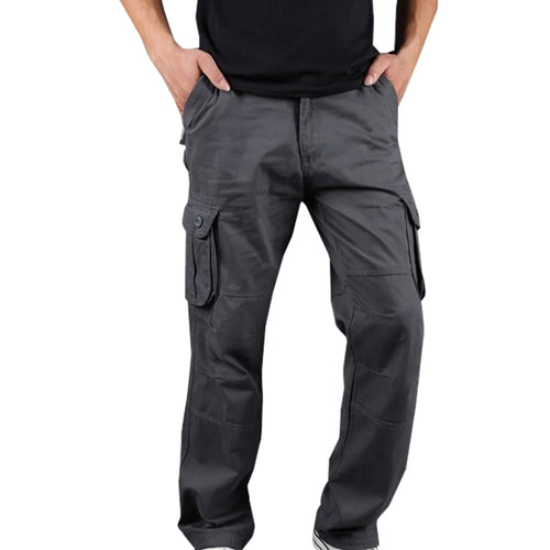 Mens Cargo Pants Big and Tall Multi Pockets Pants Work Work Trousers Classic Workwear Cargo Pants