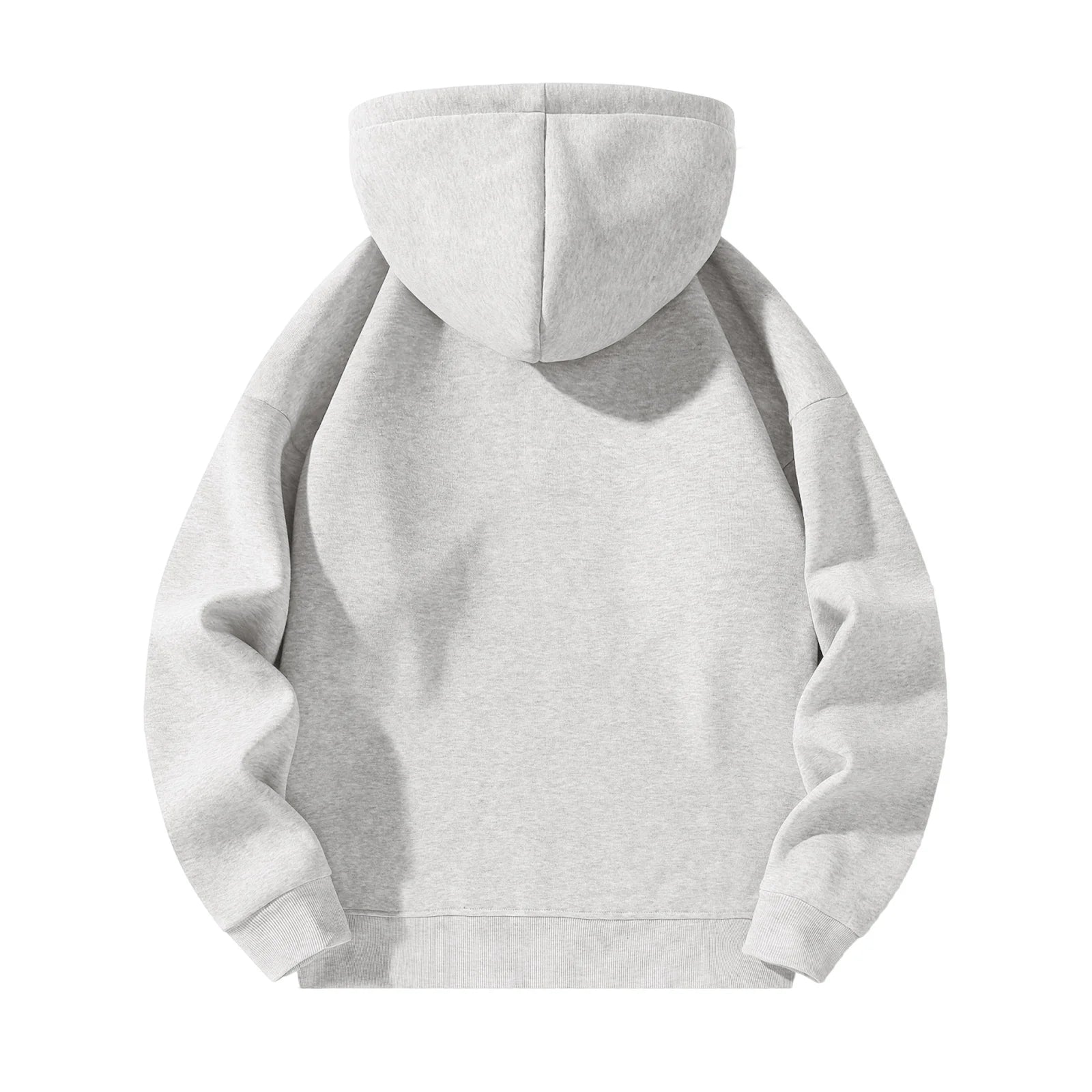 Men'S Quarter Zip Hoodies Zip up Solid Color Hoodie Long Sleeve Drop Shoulder Sweatshirt Casual Pullover White XL